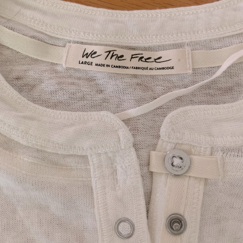 Free people relaxed Henley
